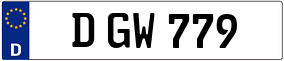 Truck License Plate